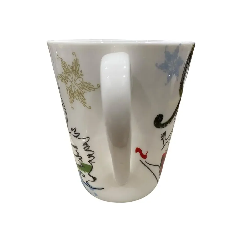 ONE Lenox Porcelain Mug - “12 Days of Christmas” (Days 7, 8, 9) Replacement Cup